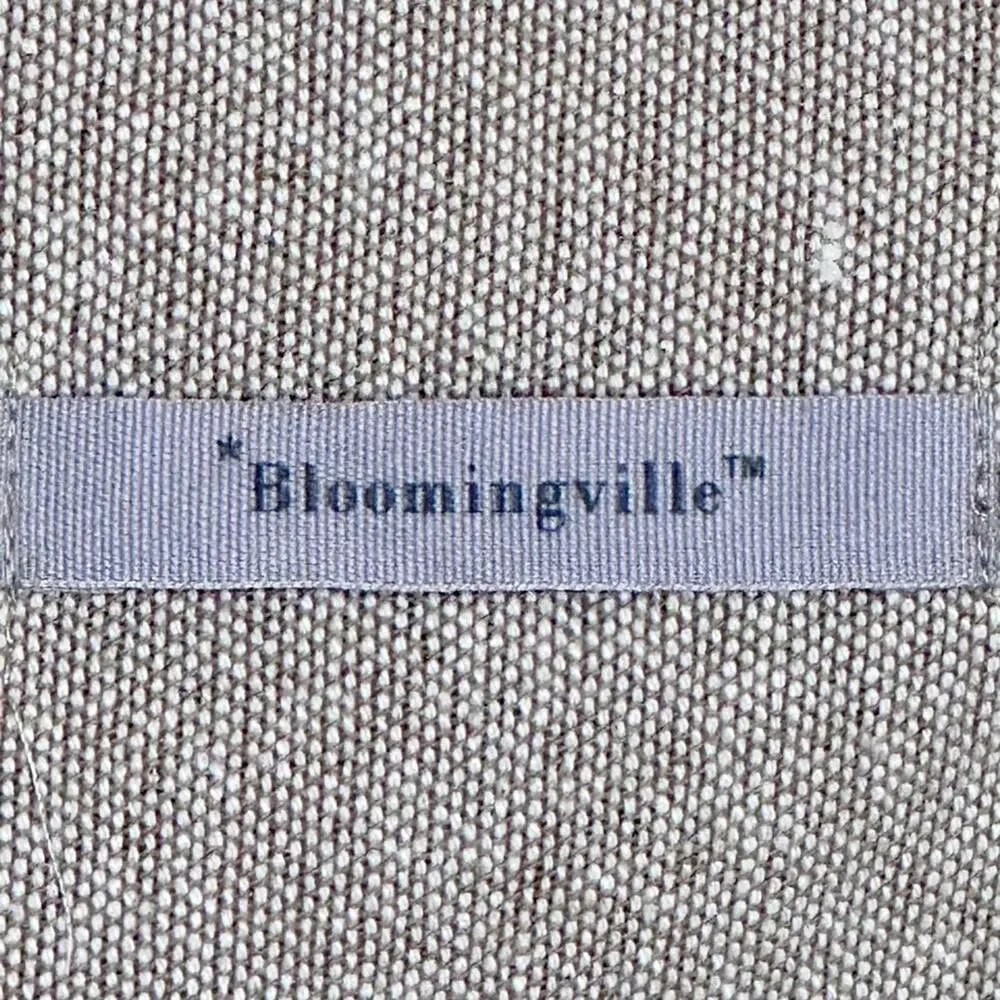 Bloomingville (2) Pillow Covers Embroidered Floral Lumbar Cotton Boho 24” x 16”